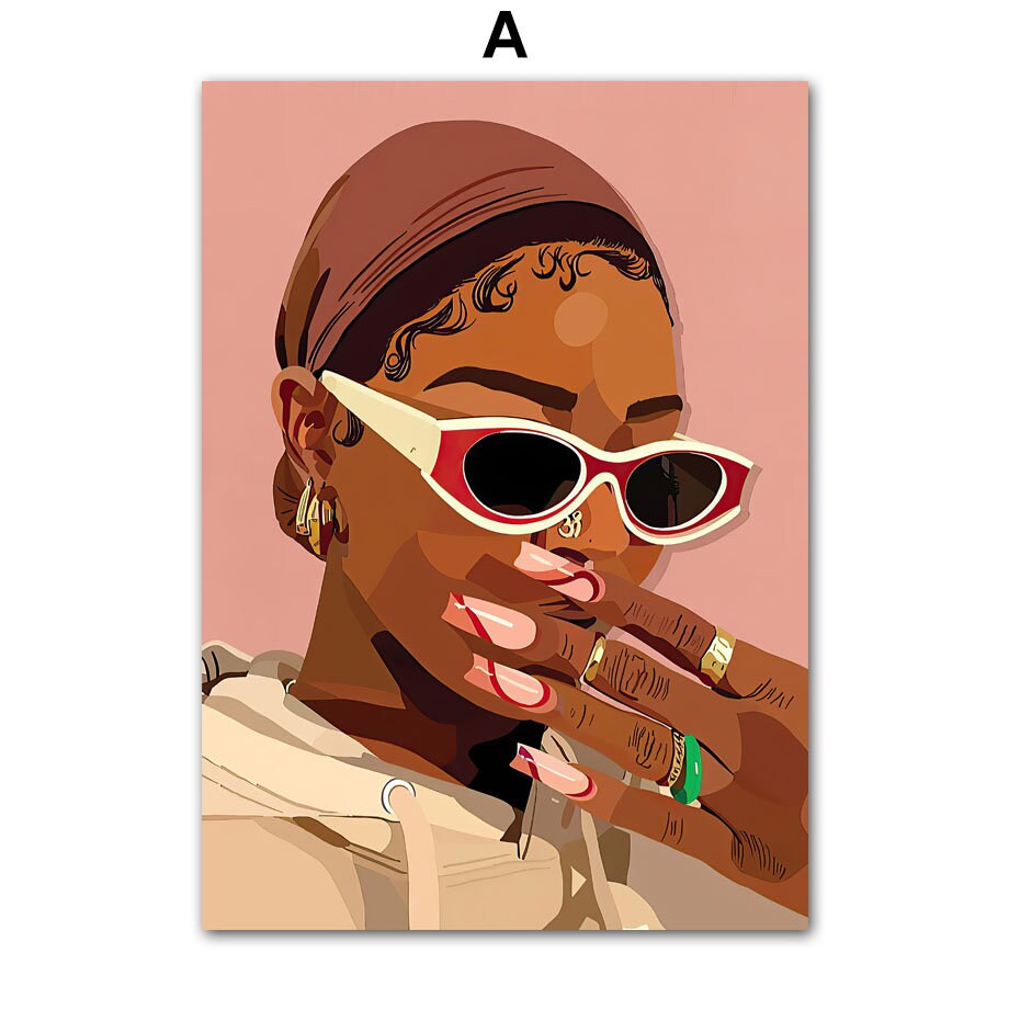 Poster Hip Hop Schmuck Mode