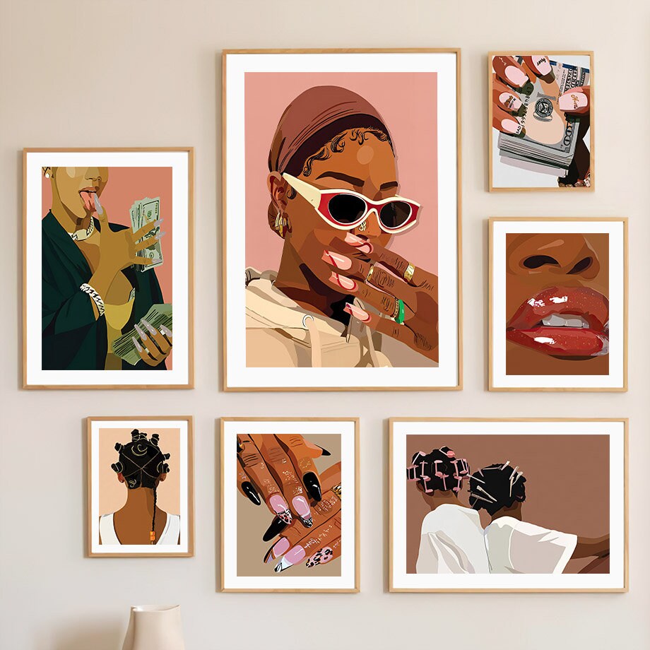 Poster Hip Hop Schmuck Mode