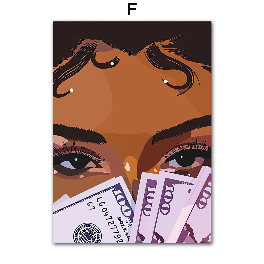 Poster Hip Hop Schmuck Mode