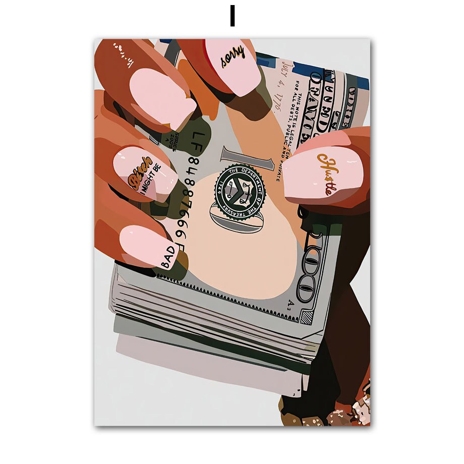 Poster Hip Hop Schmuck Mode